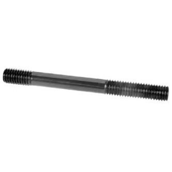 Te-Co Double-End Threaded Stud, M16-2mm Thread to M16-2mm Thread, 175 mm, Steel, Black Oxide, 2 PK 60654